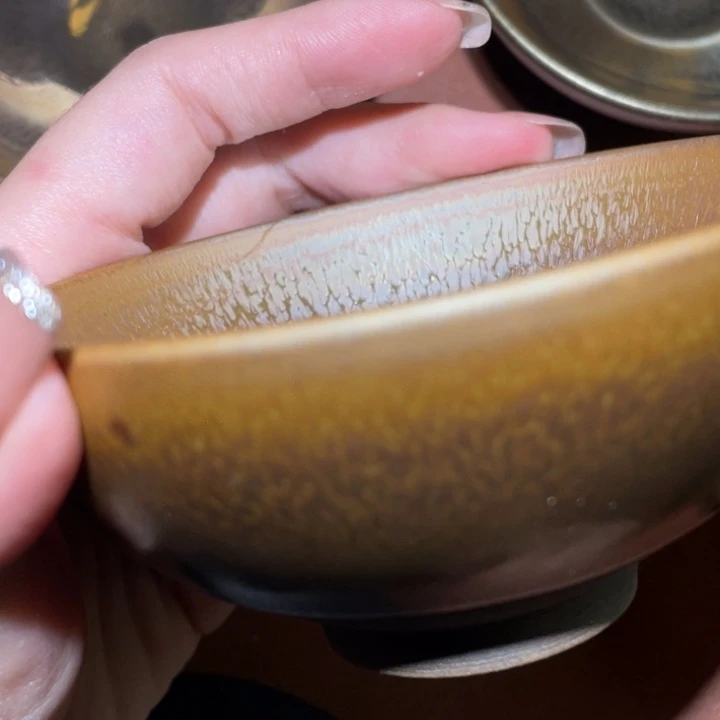 大***鱼茶盏纯手工真柴烧建盏80