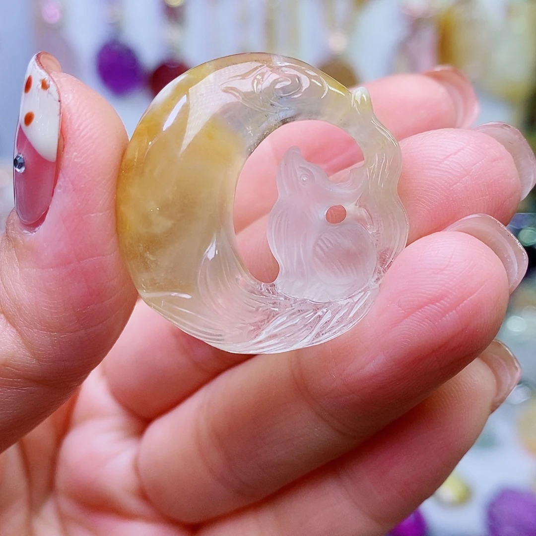 未镶嵌吊坠(赠链)水晶