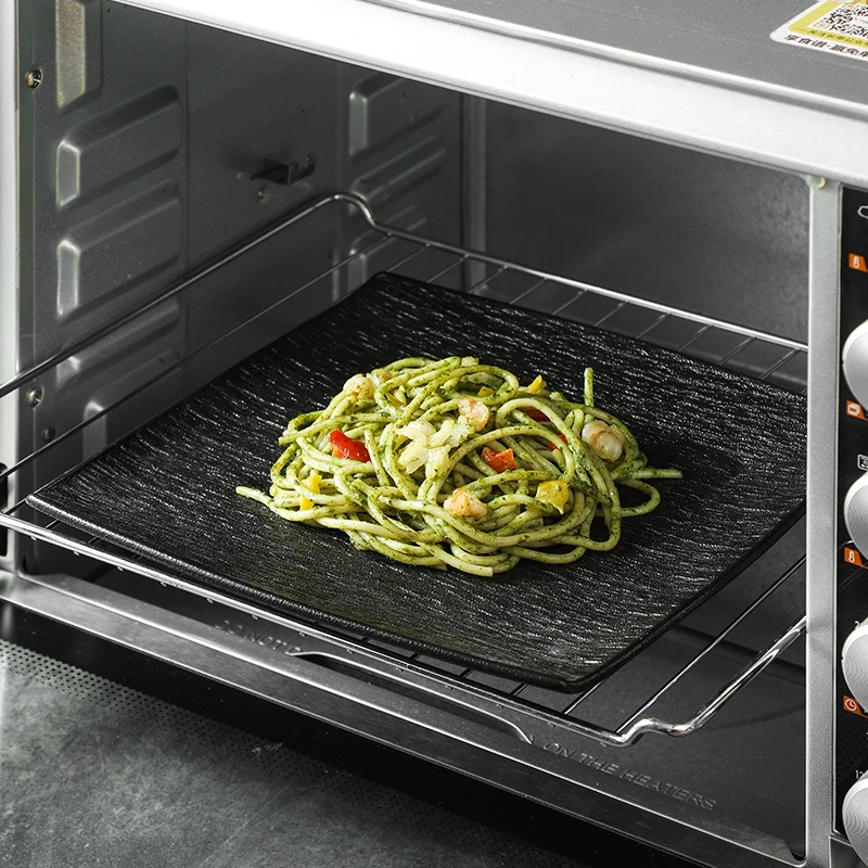 ins家用网红加厚菜盘钻石拼盘创意陶瓷烤肉方盘高颜值平盘