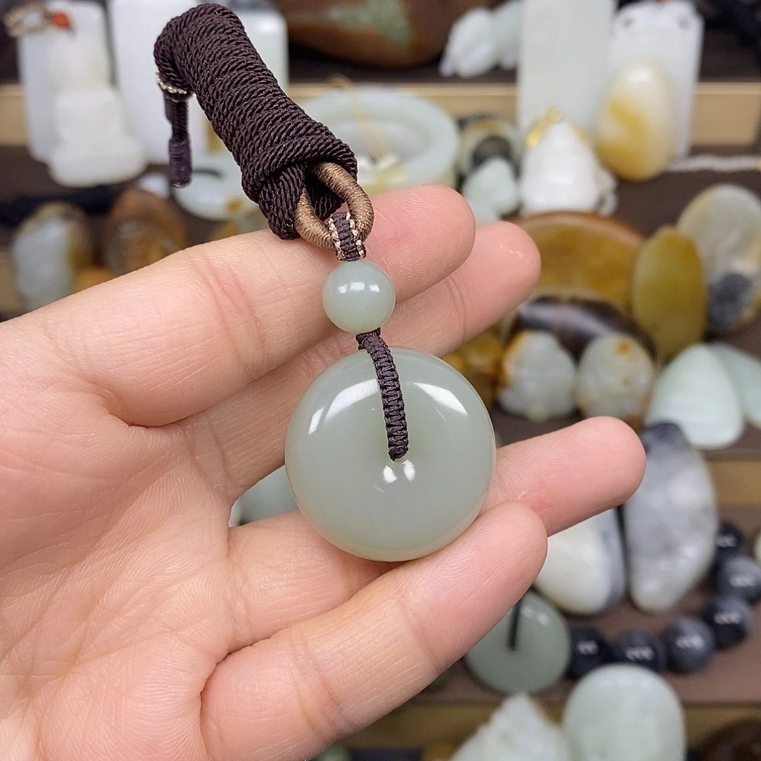 和田玉未镶嵌颈饰35