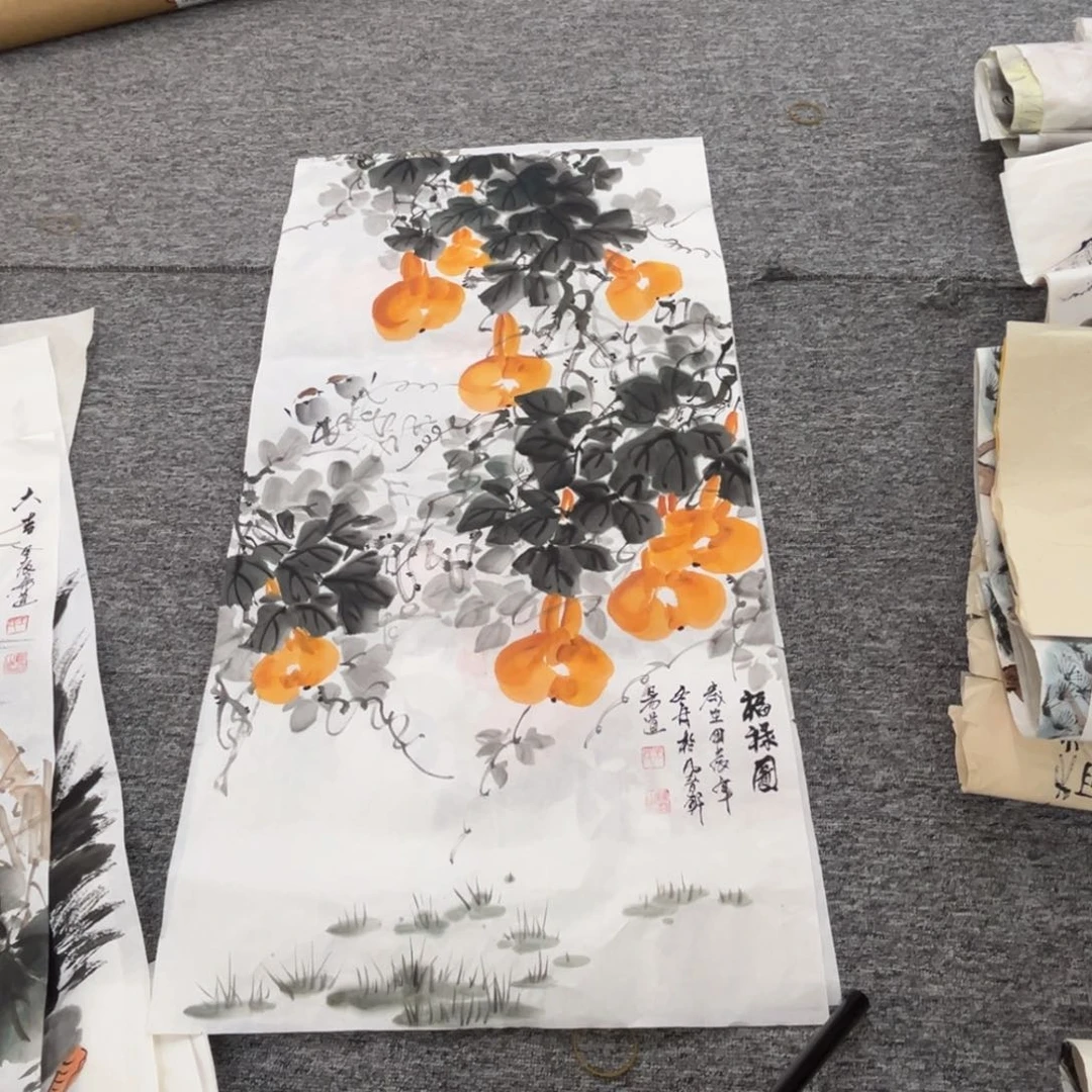 国画u****7三尺绘画作品