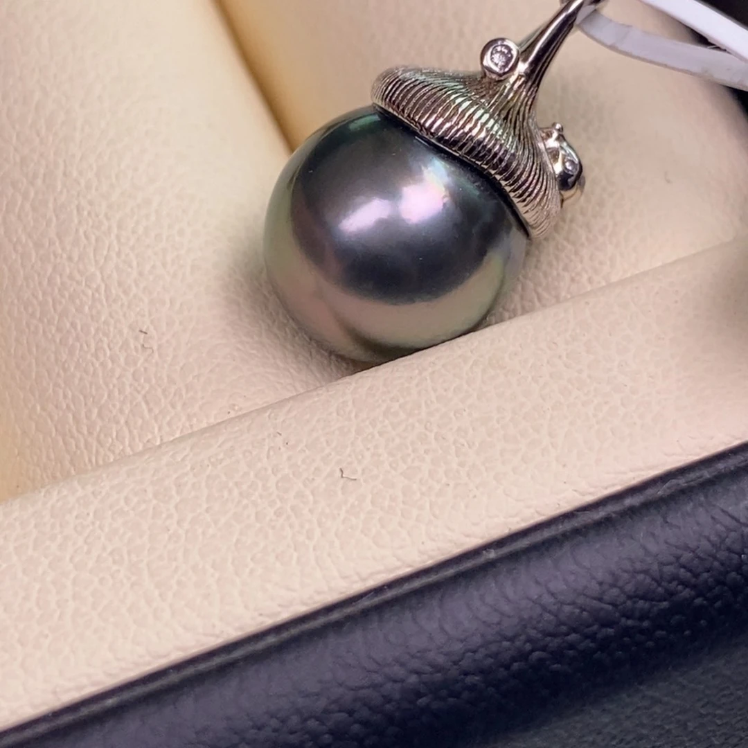 颈饰银S925镶嵌海水珍珠