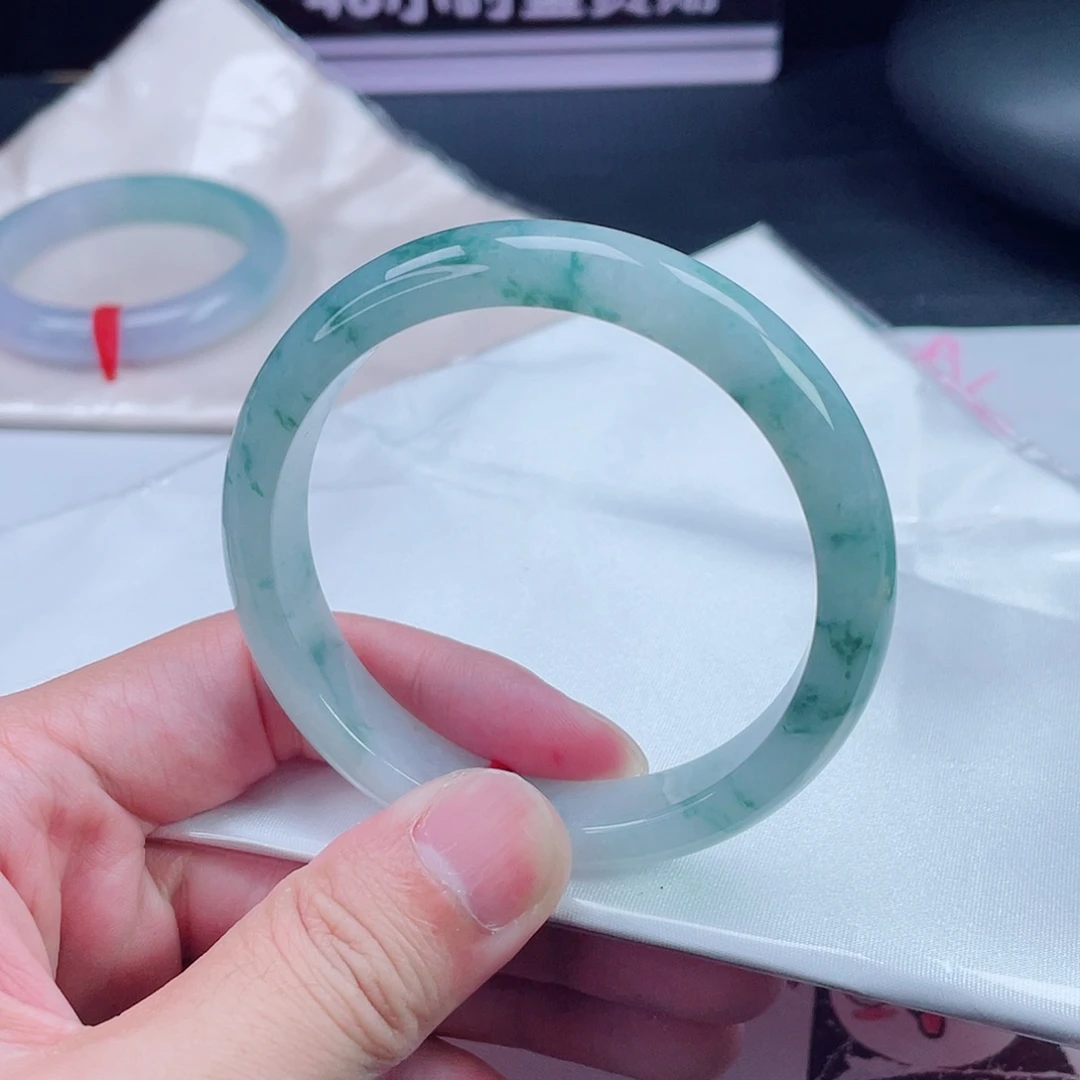 翡翠未镶嵌手镯手镯57