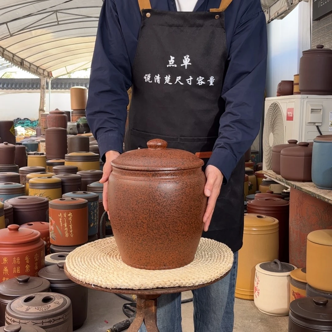茶叶罐紫砂10 饼茶叶罐