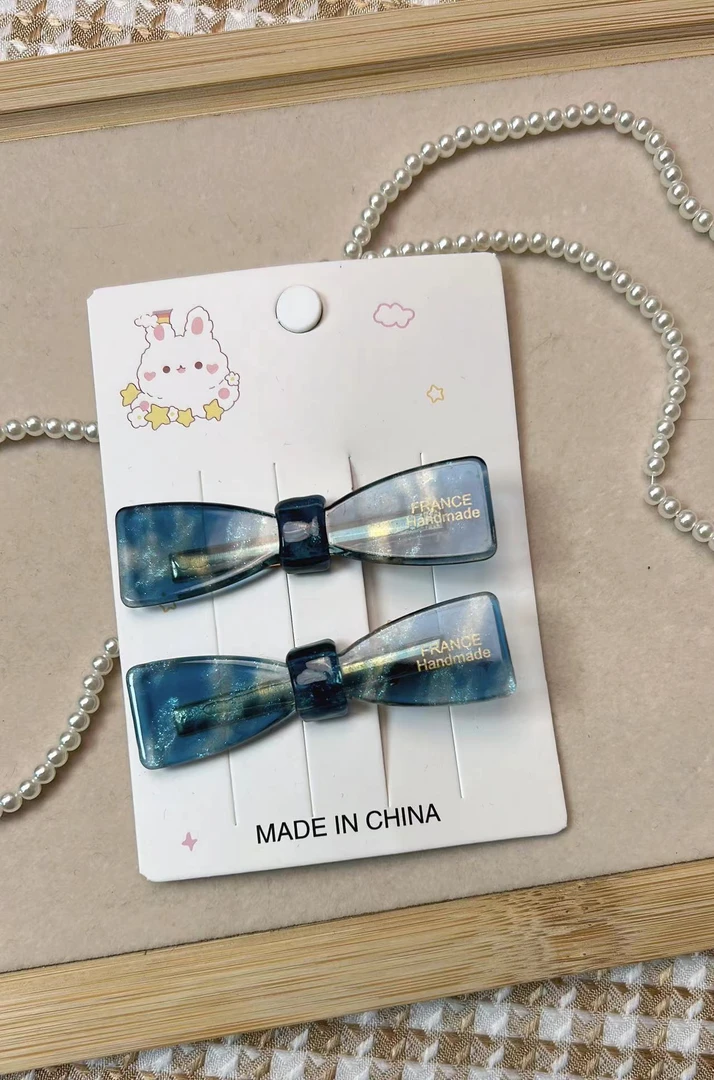 醋酸竹蜻蜓发圈简约时尚百搭手工可爱清新立体不伤发学生蝴蝶