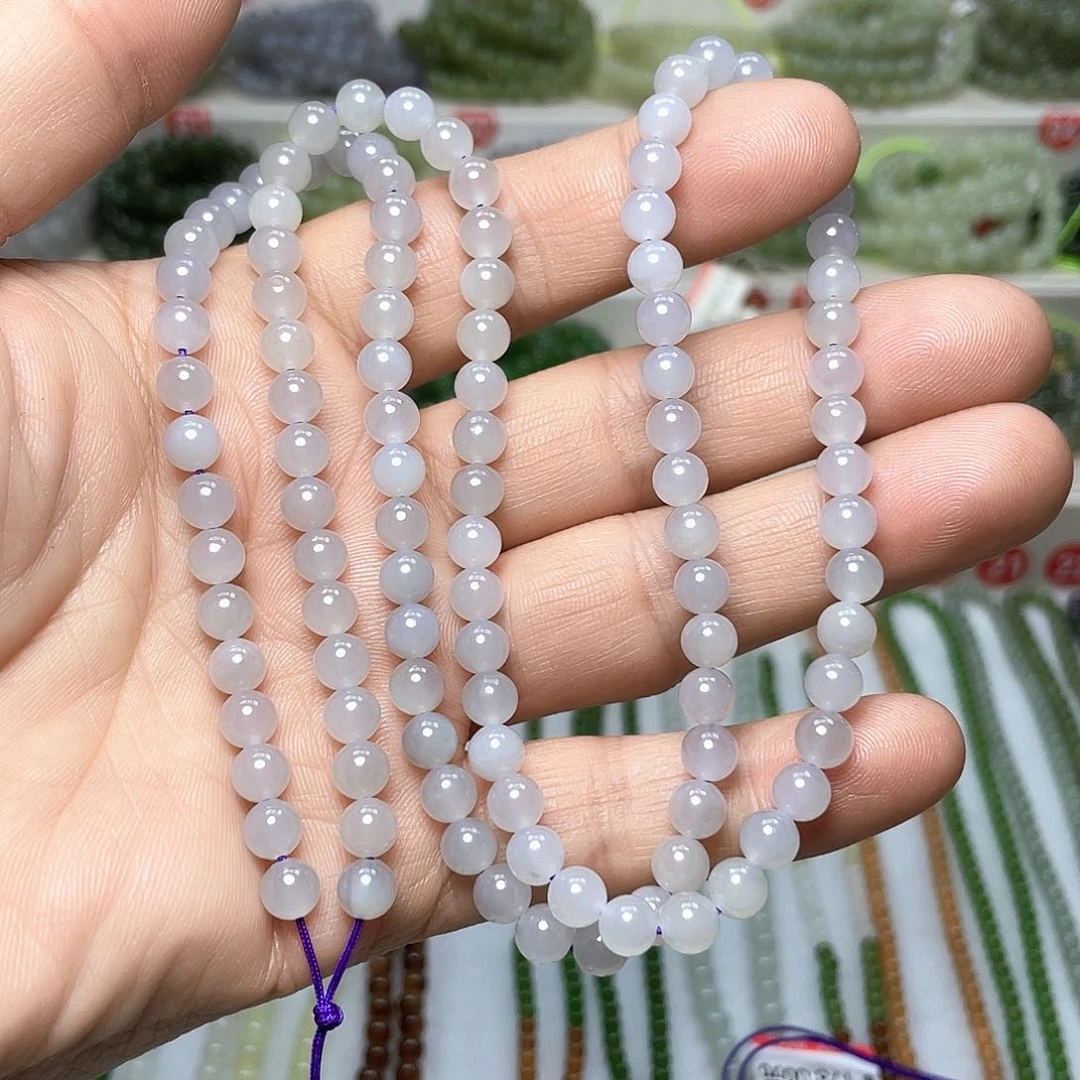 和田玉颈饰未镶嵌夏****16mm