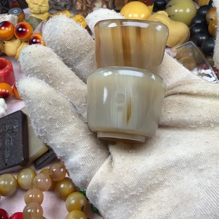 香榧木8+1专用羊角木杯子