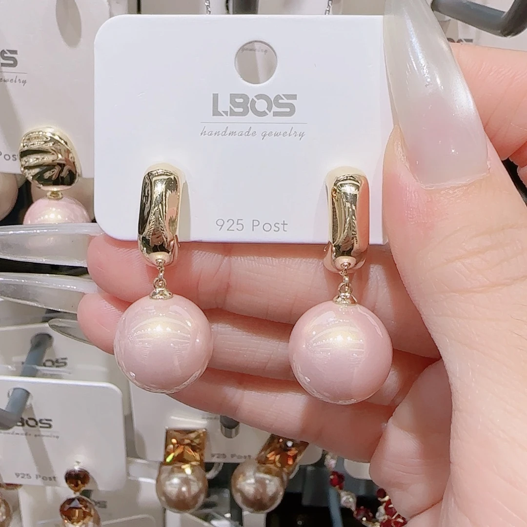 锆石铜合金925银耳环