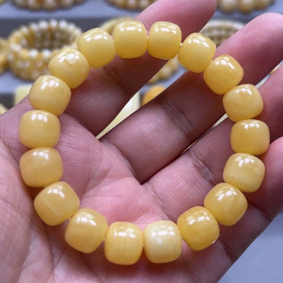 琥珀未镶嵌手链手串