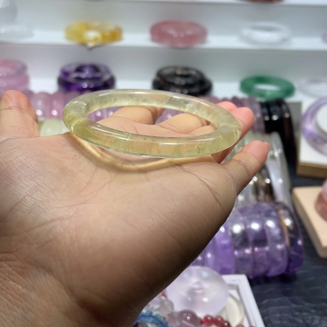 水晶手镯57圈口1号未镶嵌