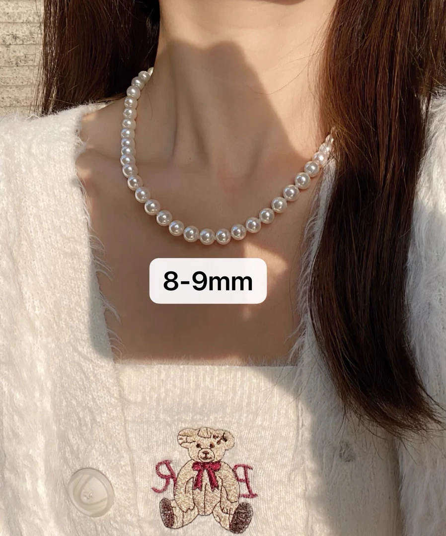链子925银 【赵露思同款】Ben.S本饰 全珠项链少女风经典锁骨链A496