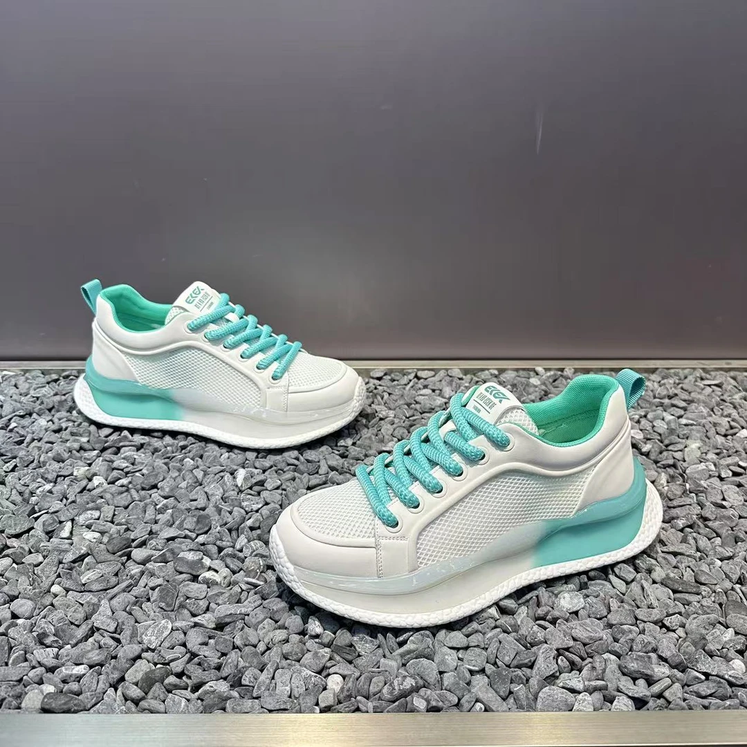 夏季2025男士网面透气轻便软底舒适潮流百搭时尚运动男款休闲鞋