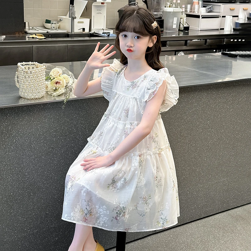 女童连衣裙夏装2025新款洋气小女孩公主裙高级感儿童夏季背心裙子