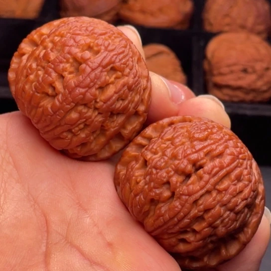 文玩核桃把件秦岭山脉核桃