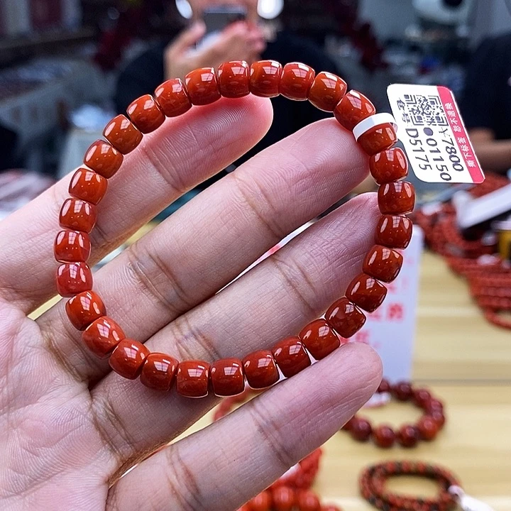 南红玛瑙7mm+单圈手串多样性发一未镶嵌