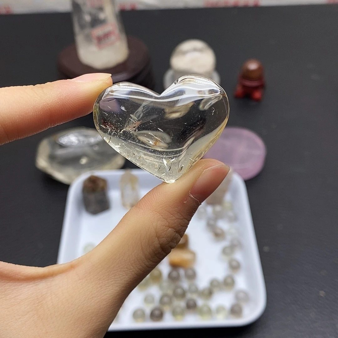 水晶未镶嵌珠宝半成品45水晶石