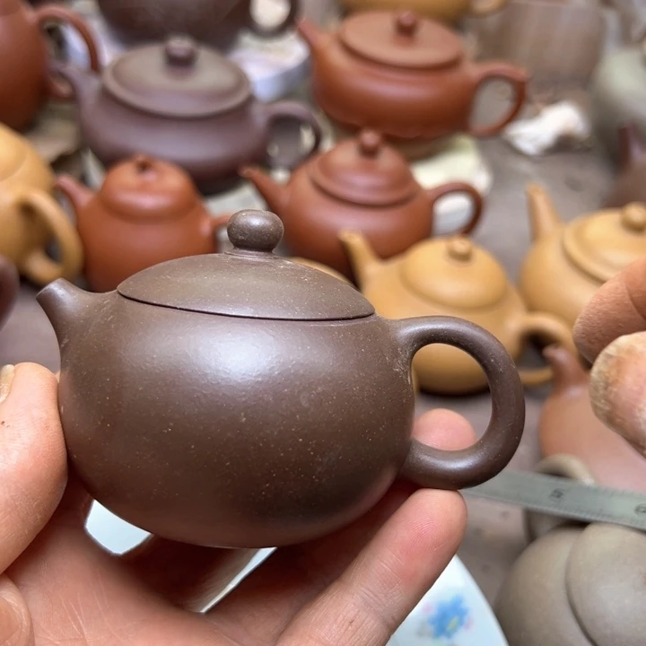 初***千紫砂茶壶紫泥西施110 c c