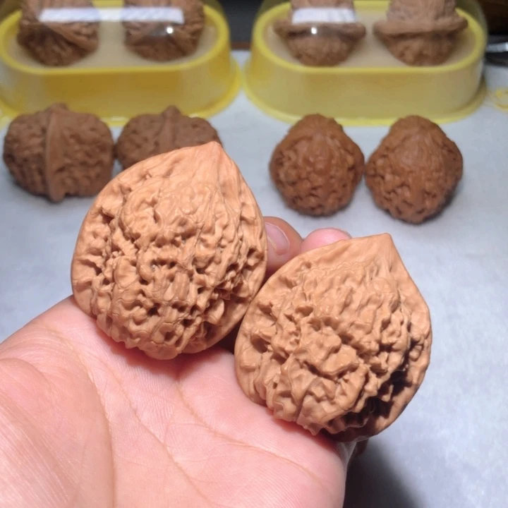 文玩核桃把件40官帽