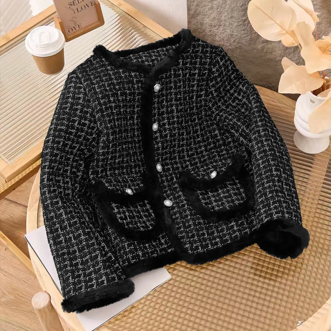 女士时尚潮流小香风款羽绒服外套F941
