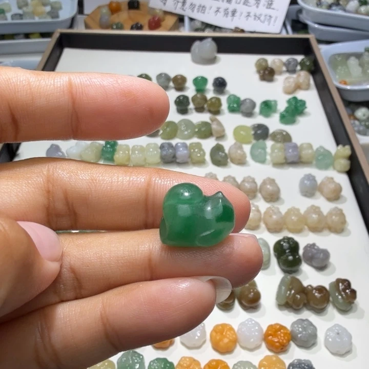 春***集未镶嵌和田玉珠宝半成品