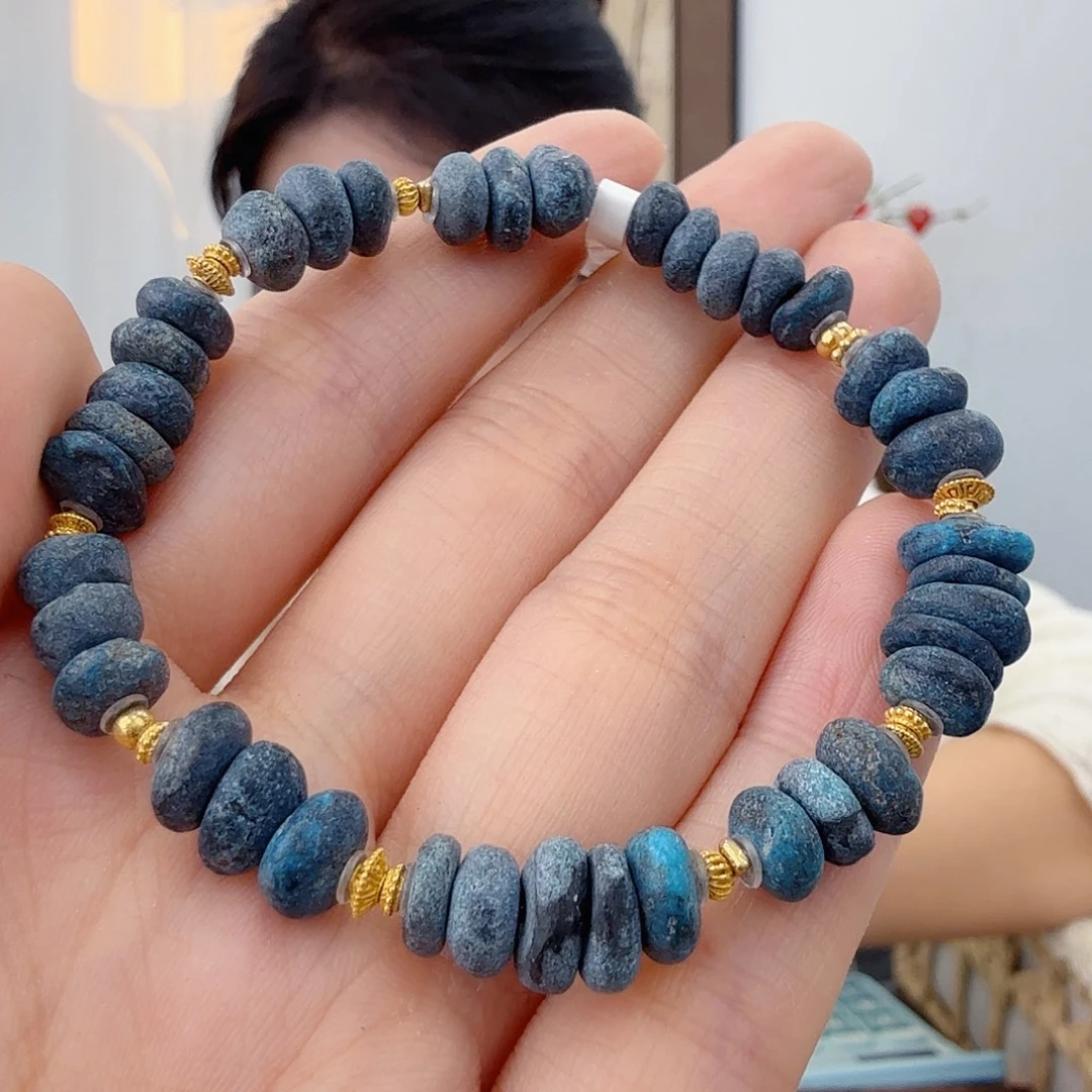 绿松石18K金镶嵌珠宝奇石