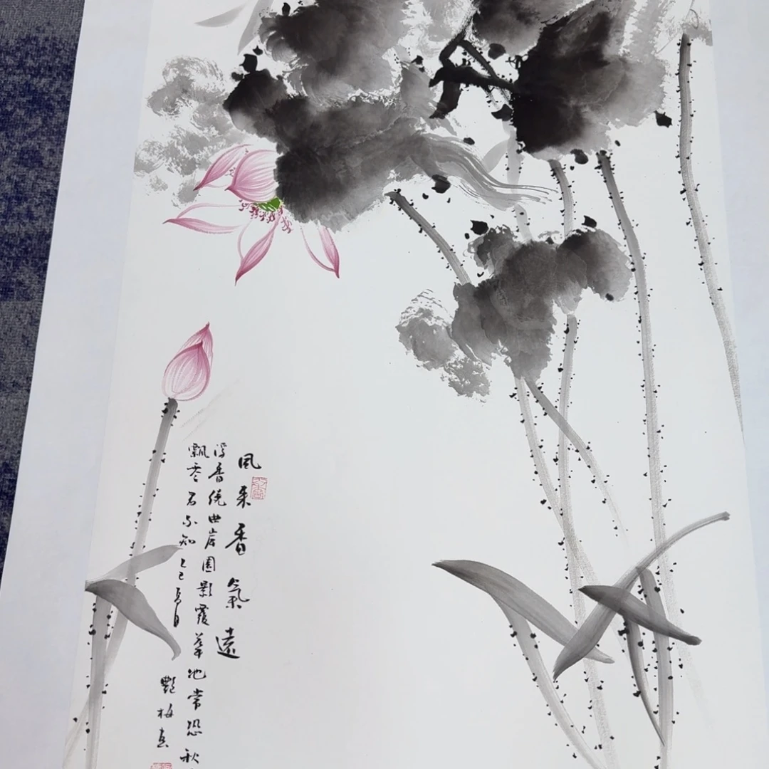 国画国画作品山水花鸟纯手绘