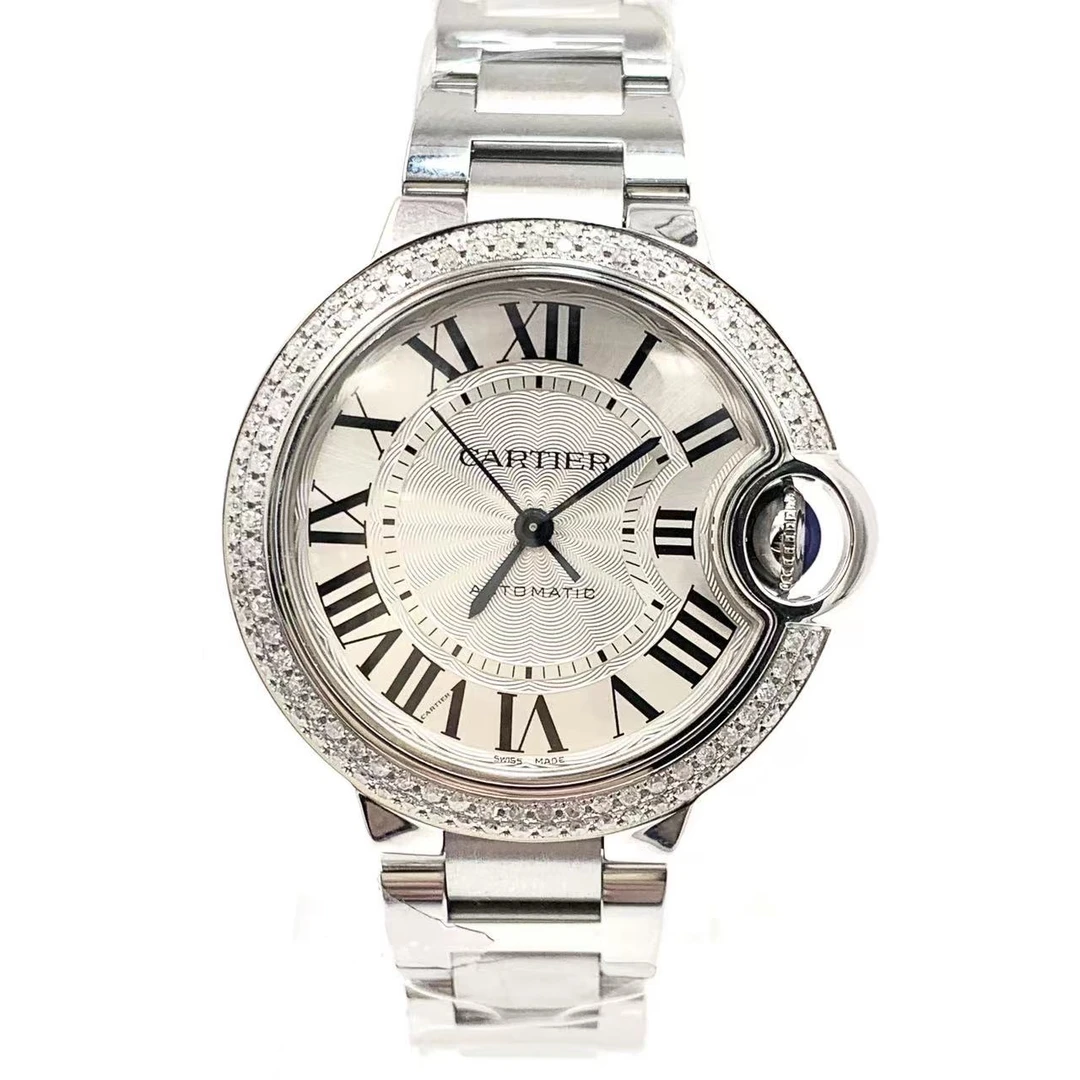 99新 Cartier/卡地亚 蓝气球/自动机械/表径33mm/女表