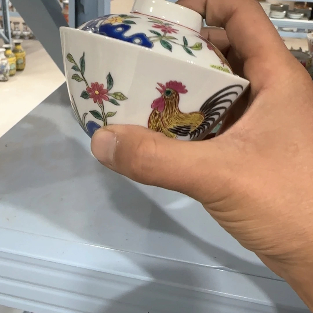 瓷片摆件手绘瓷器全部处理