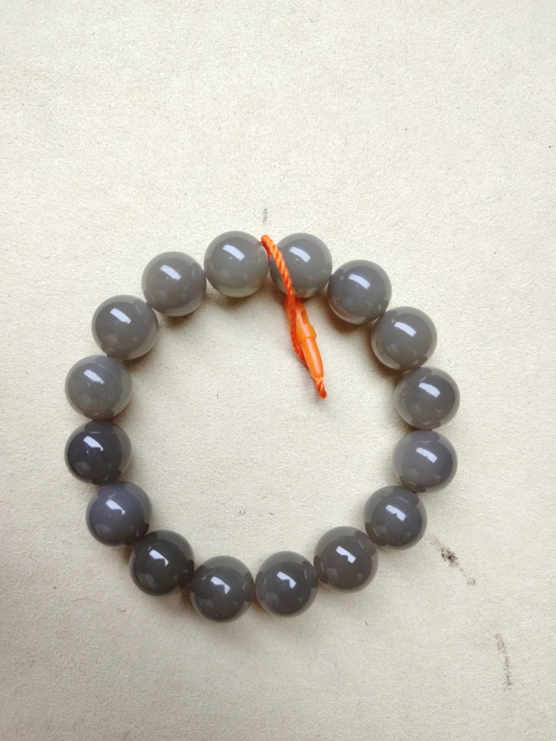 和田玉青海料卡12mm