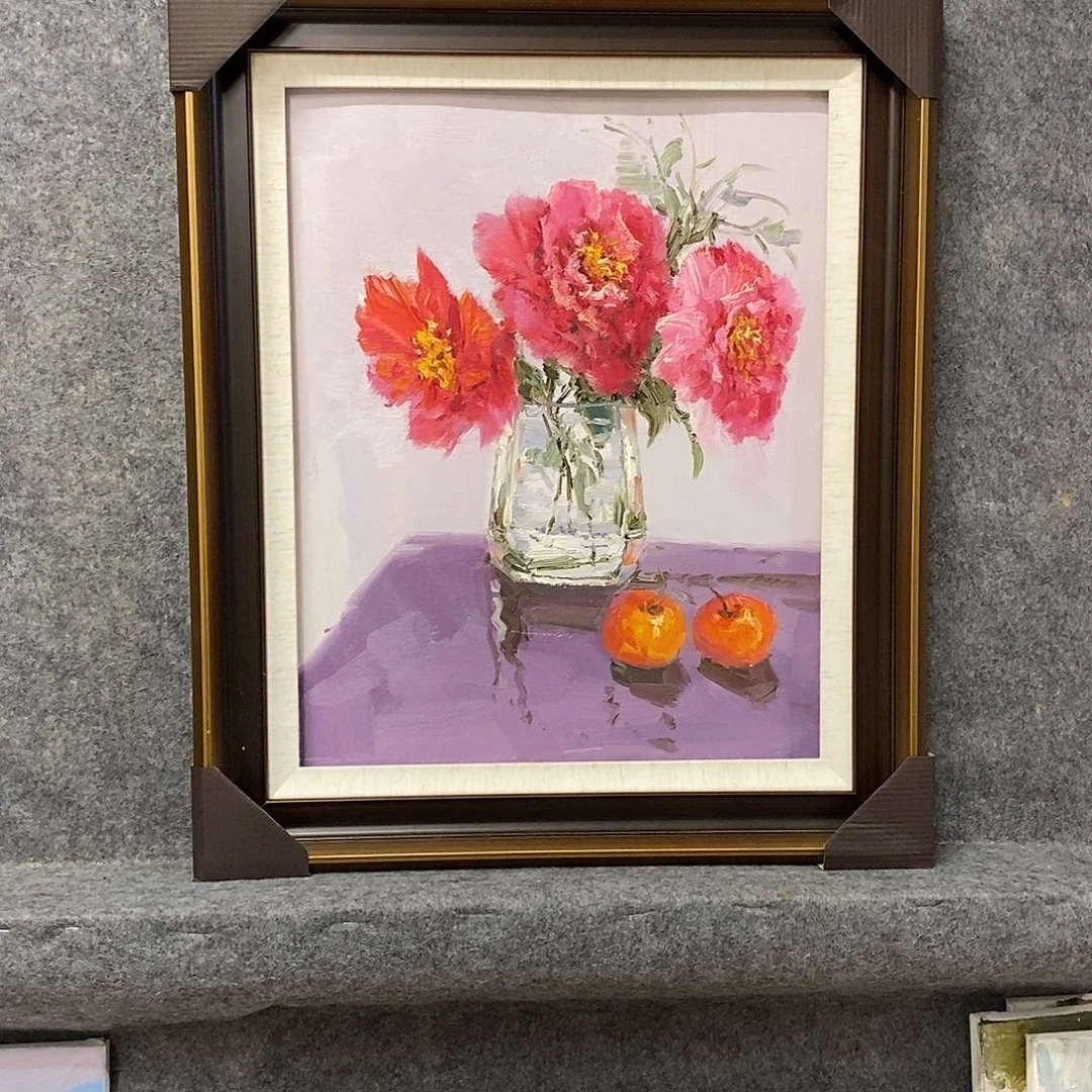 油画带外框画芯尺寸40x50cm