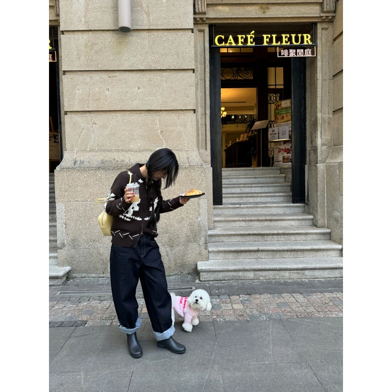 清NO退换【ONEXH专场款】IN choose u笑笑家费尔岛羊毛毛衣87678