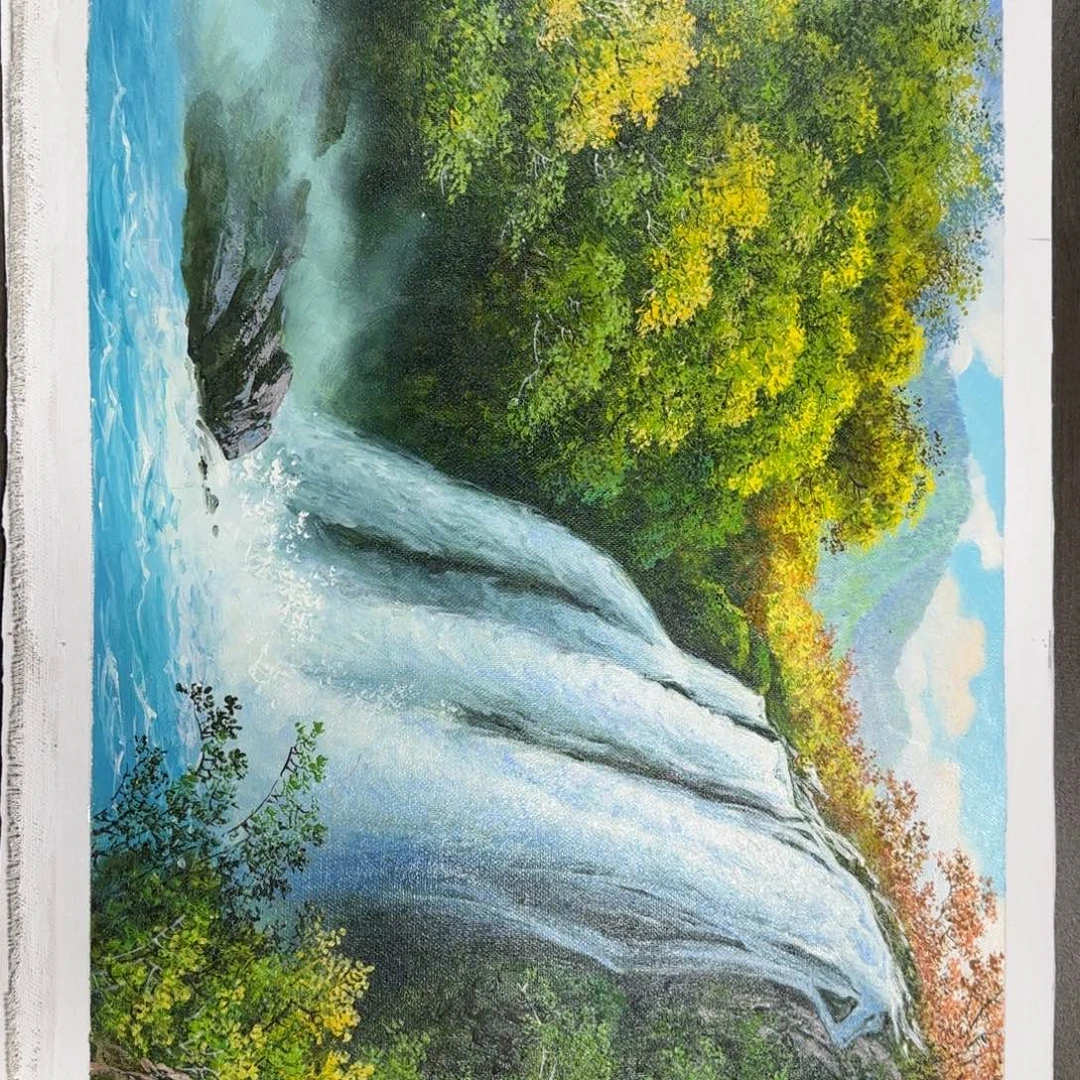 油画我是一个人在一起的