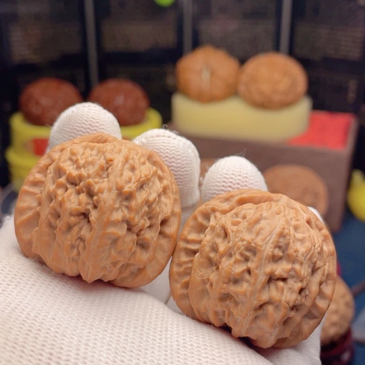 吊坠文玩核桃37全品球白