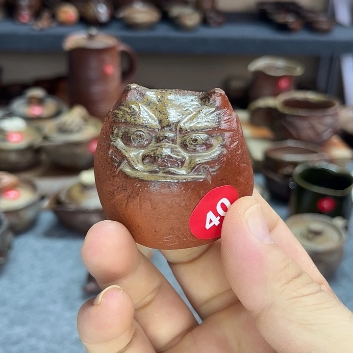 木村玉舟备前茶杯