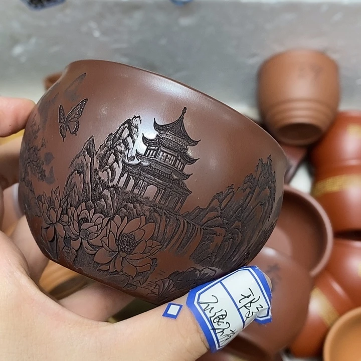 茶杯紫砂瑕疵不退不换