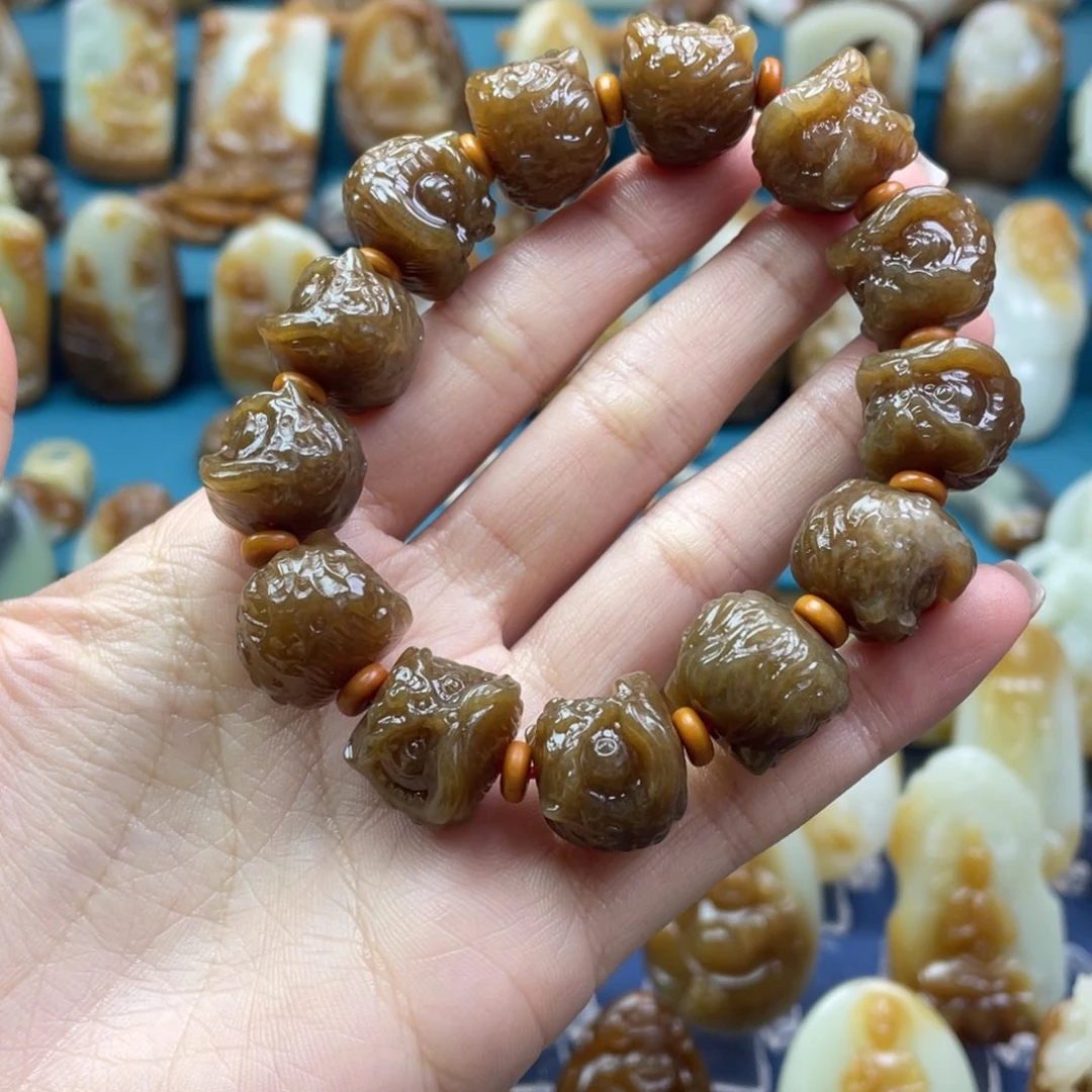 和田玉颈饰未镶嵌