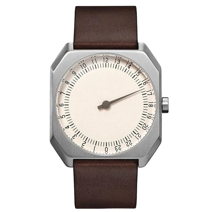 【瑞士机芯】【官网280美金】SKU轻奢品牌男士手表男款复古24一根针表