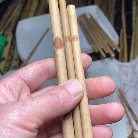 长*精美湘妃竹三个起拍