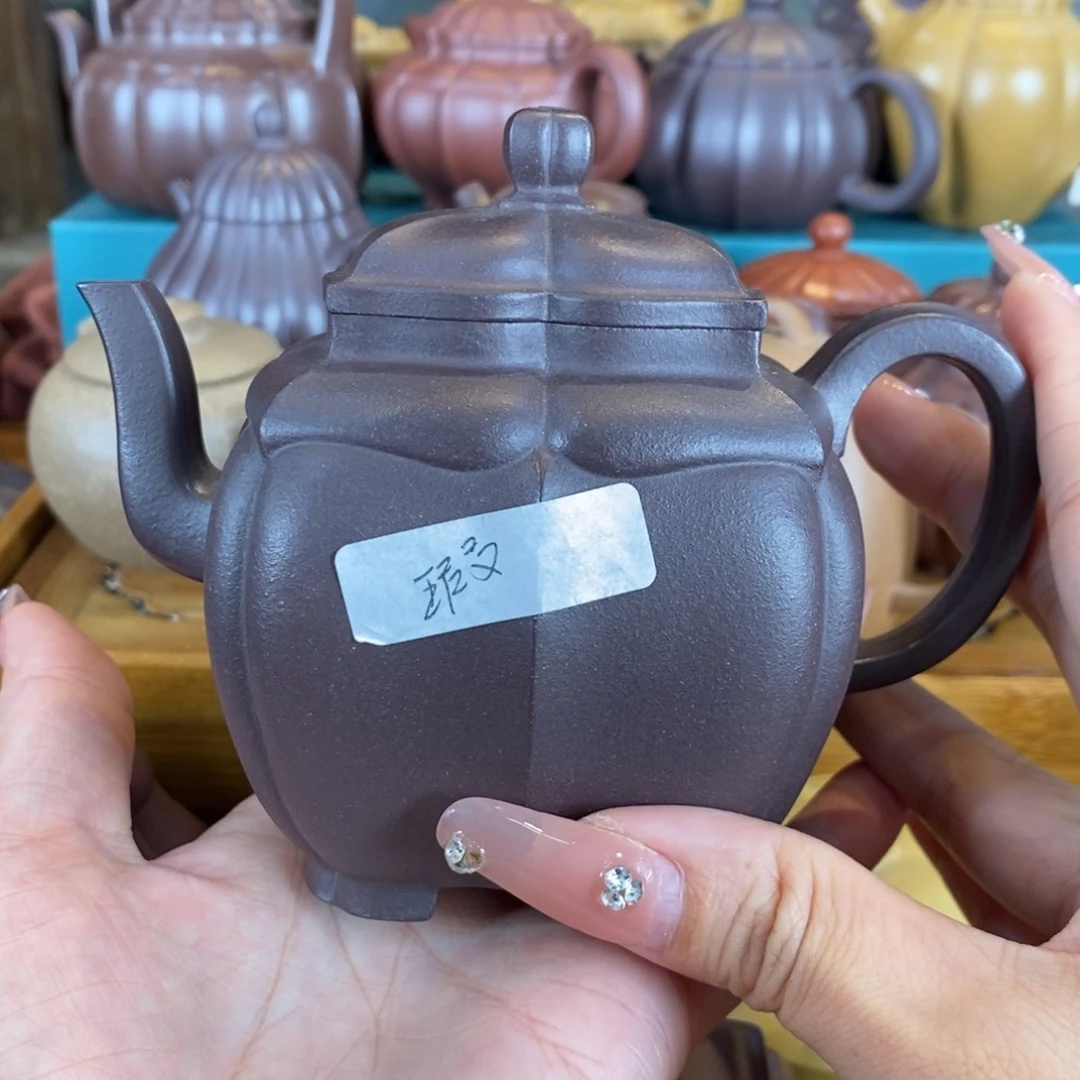 半***酌茶壶紫砂原矿泥料手工直播间