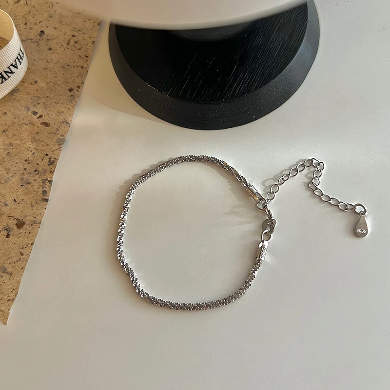 925银手链 8053星芒闪耀气质手链轻奢百搭简约小众时尚个性冷淡风