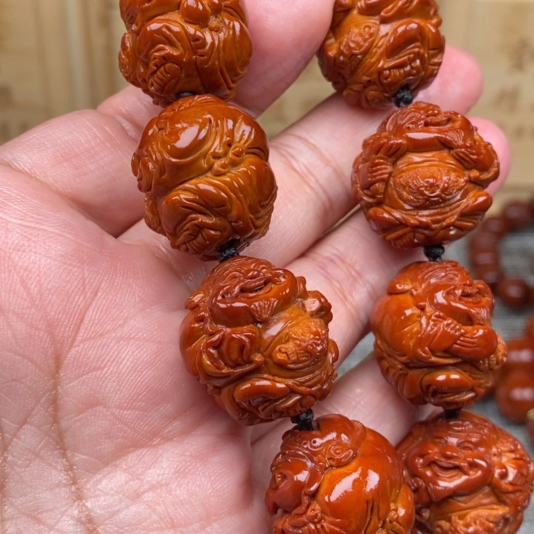 飛***哥吊坠橄榄核财神23