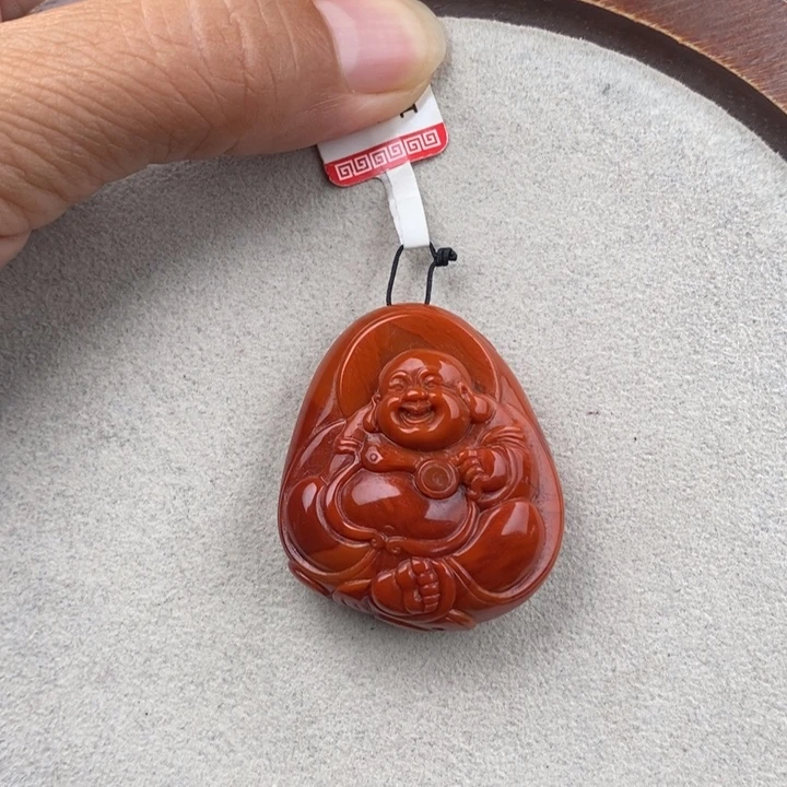 南红玛瑙未镶嵌吊坠