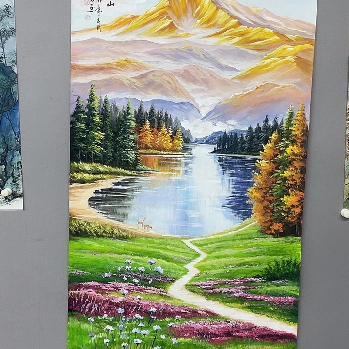 国画纯手绘国画山水画闪购链接