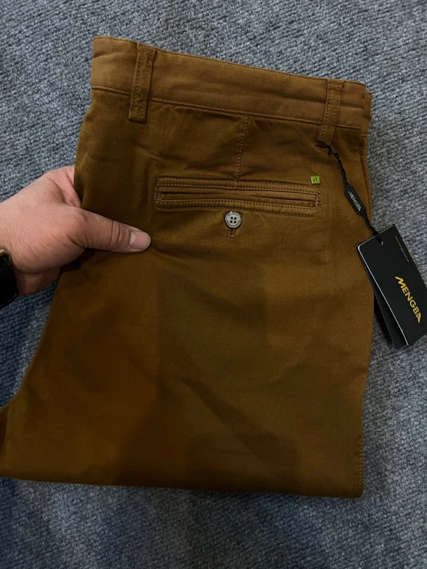 不起球长裤绣标休闲裤轻奢水洗男裤夏季直筒男装男士裤子