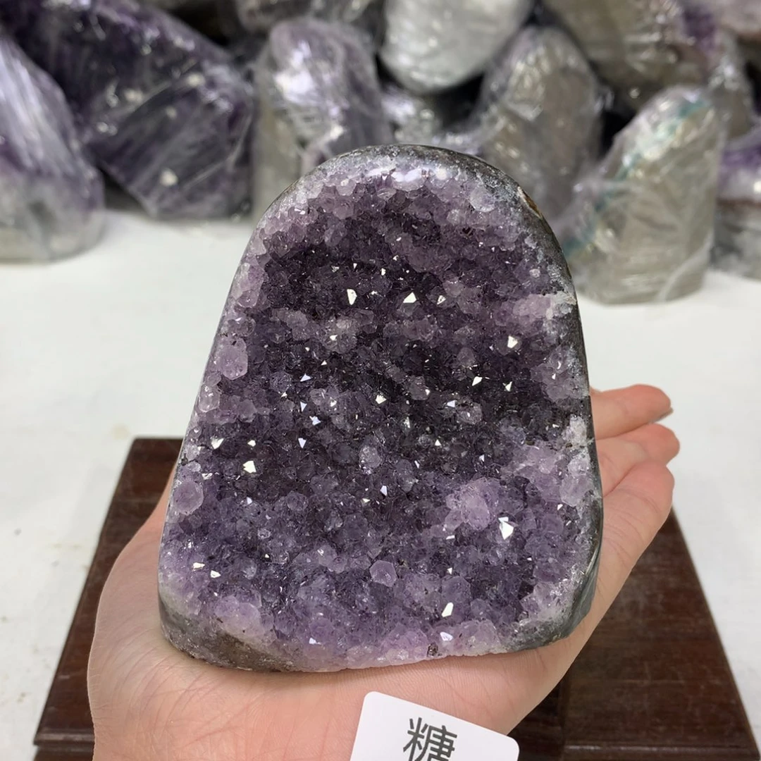 紫晶摆件未镶嵌水晶