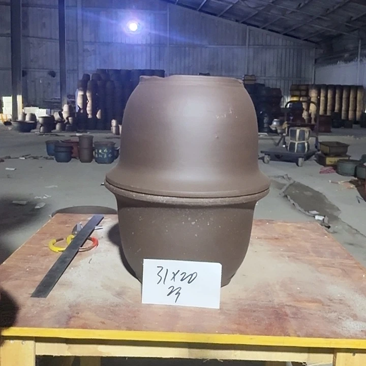 紫砂花盆手工制作25