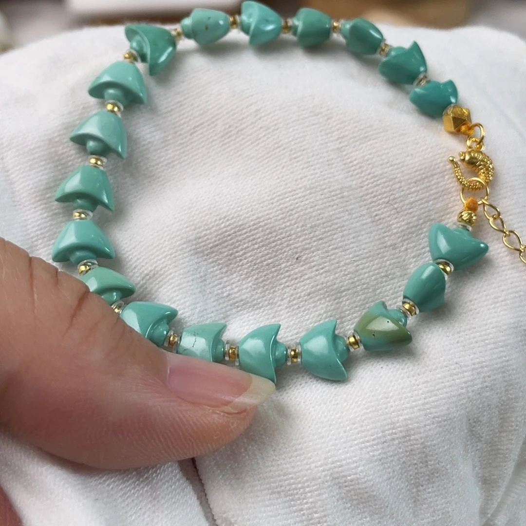 绿松石银S925镶嵌配饰