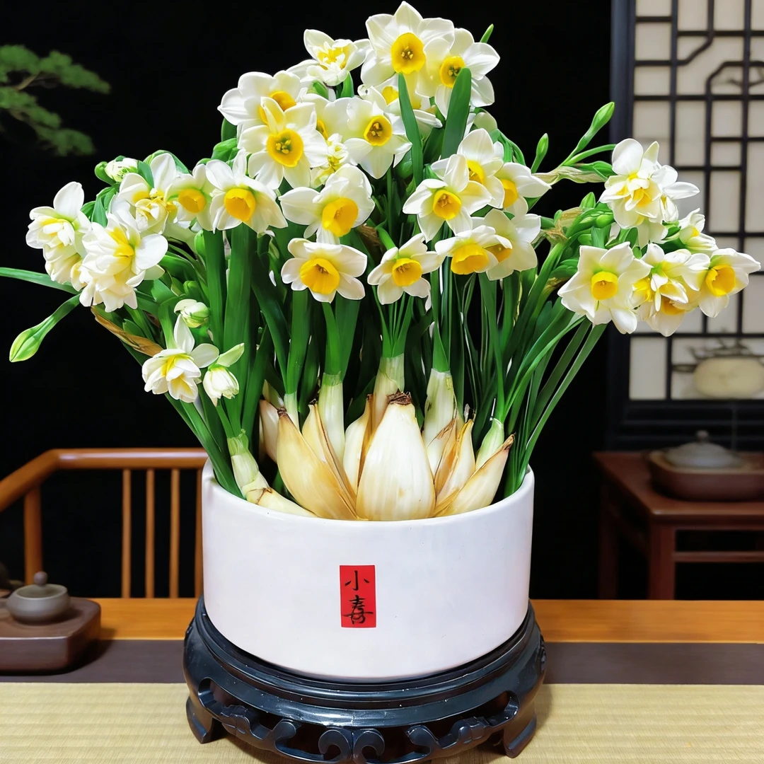漳州水仙花种球水培土培室内花卉盆栽浓香型好养年宵花