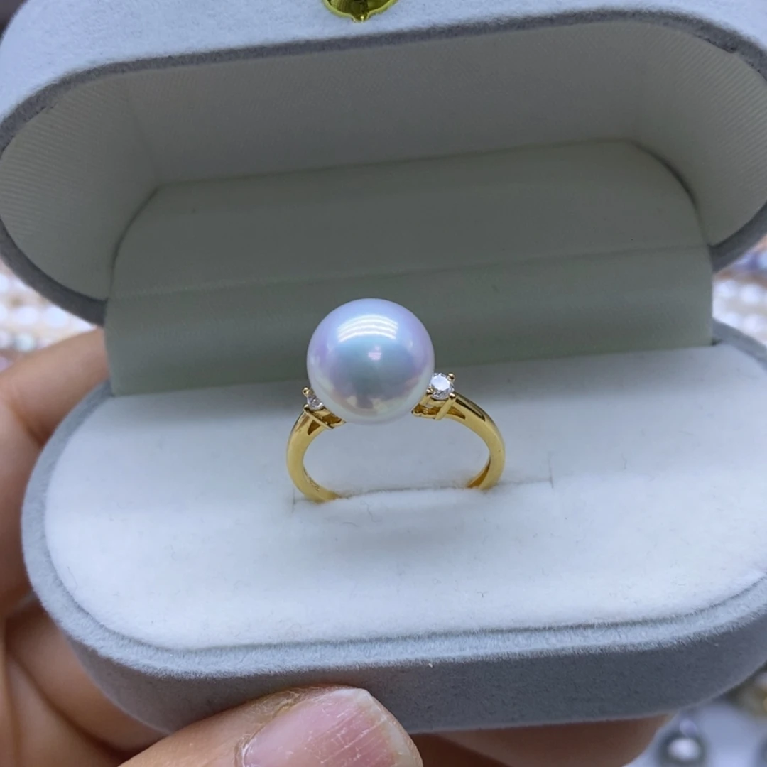 【闪购商品】戒指银S925镶嵌淡水珍珠