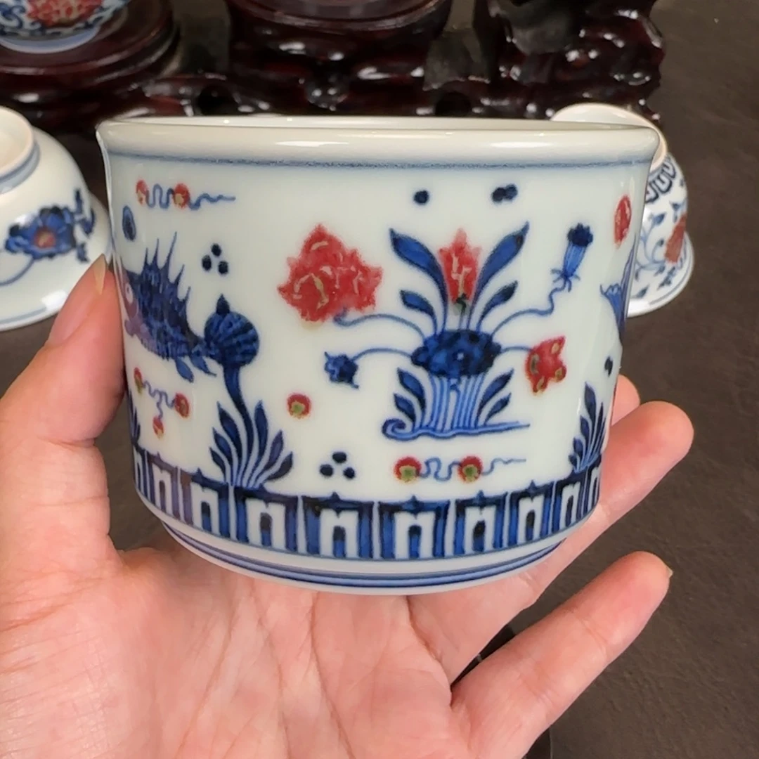 和然窑鱼藻纹直口